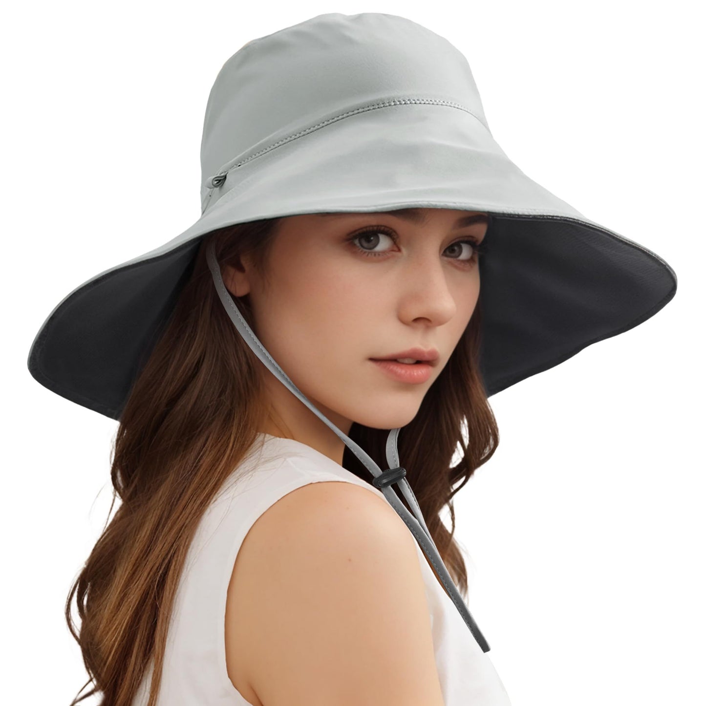 Wide Brim Sun Hats For Women/Men, Double Sided Wearing Fishing Hats Cooling Bucket Hat For Beach Hiking Outdoor