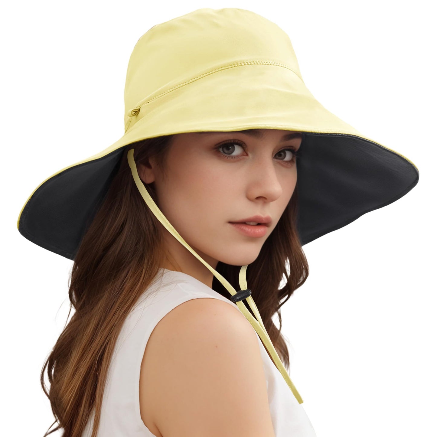 Wide Brim Sun Hats For Women/Men, Double Sided Wearing Fishing Hats Cooling Bucket Hat For Beach Hiking Outdoor