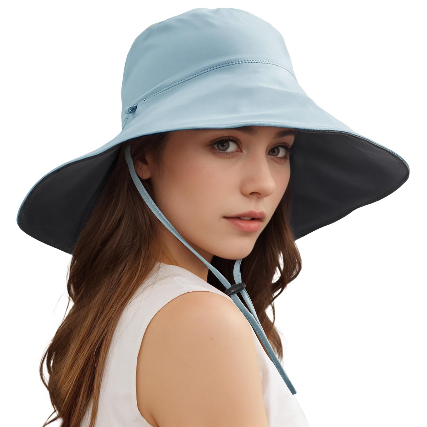 Wide Brim Sun Hats For Women/Men, Double Sided Wearing Fishing Hats Cooling Bucket Hat For Beach Hiking Outdoor