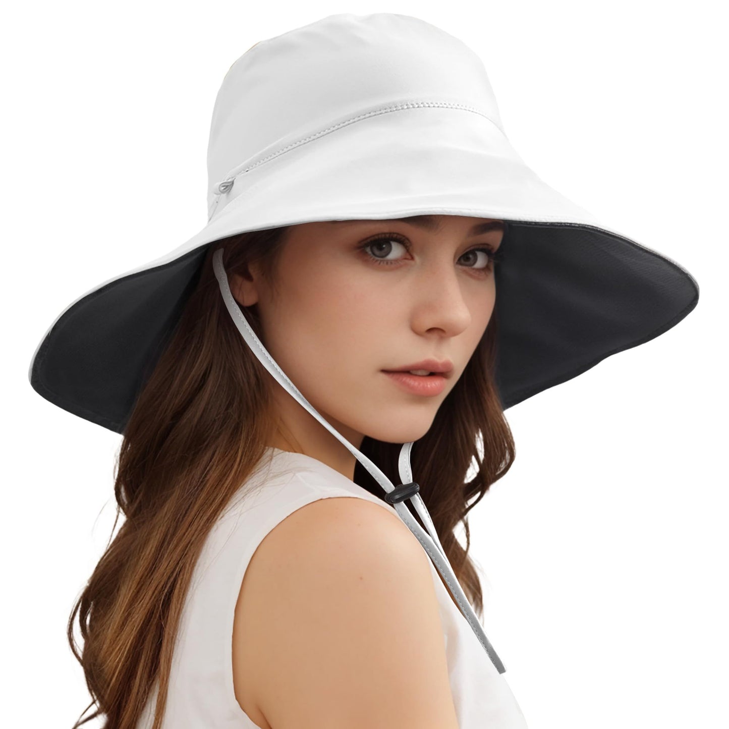 Wide Brim Sun Hats For Women/Men, Double Sided Wearing Fishing Hats Cooling Bucket Hat For Beach Hiking Outdoor