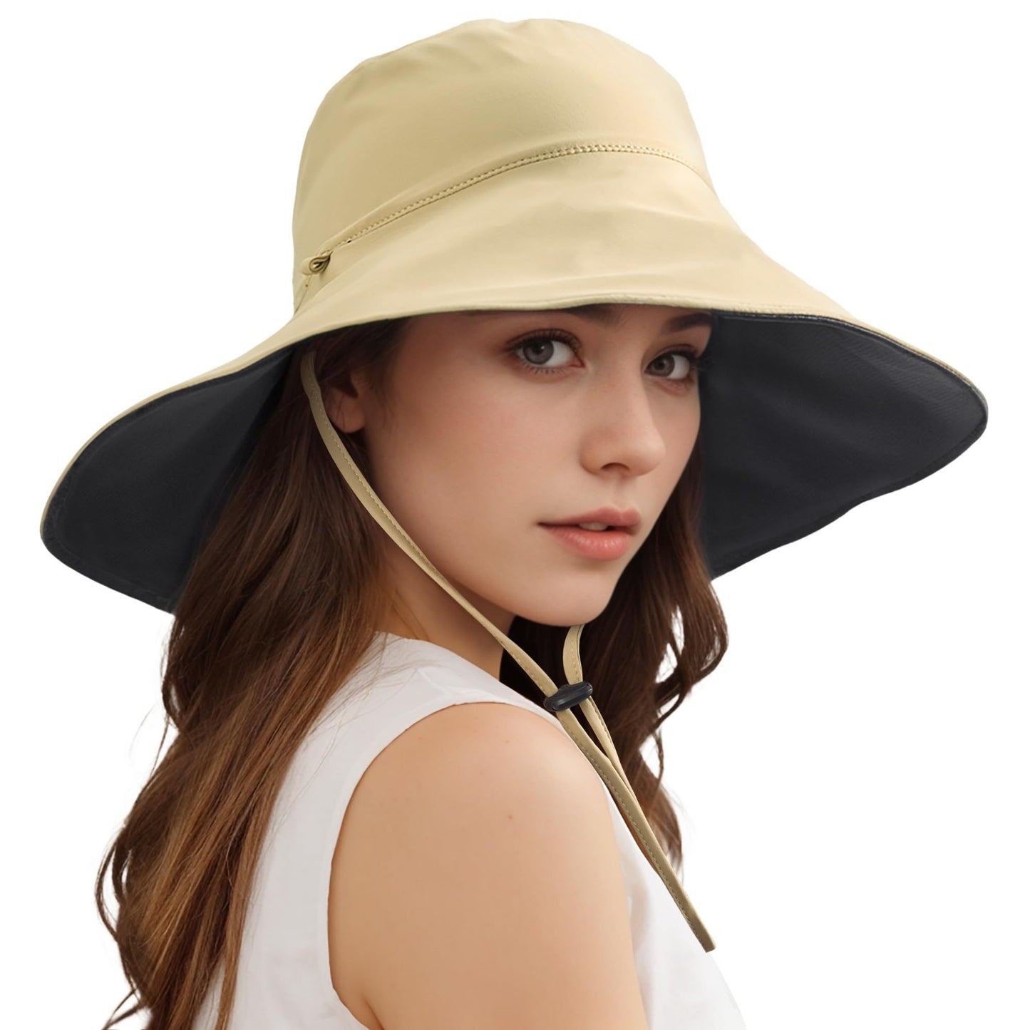 Wide Brim Sun Hats For Women/Men, Double Sided Wearing Fishing Hats Cooling Bucket Hat For Beach Hiking Outdoor
