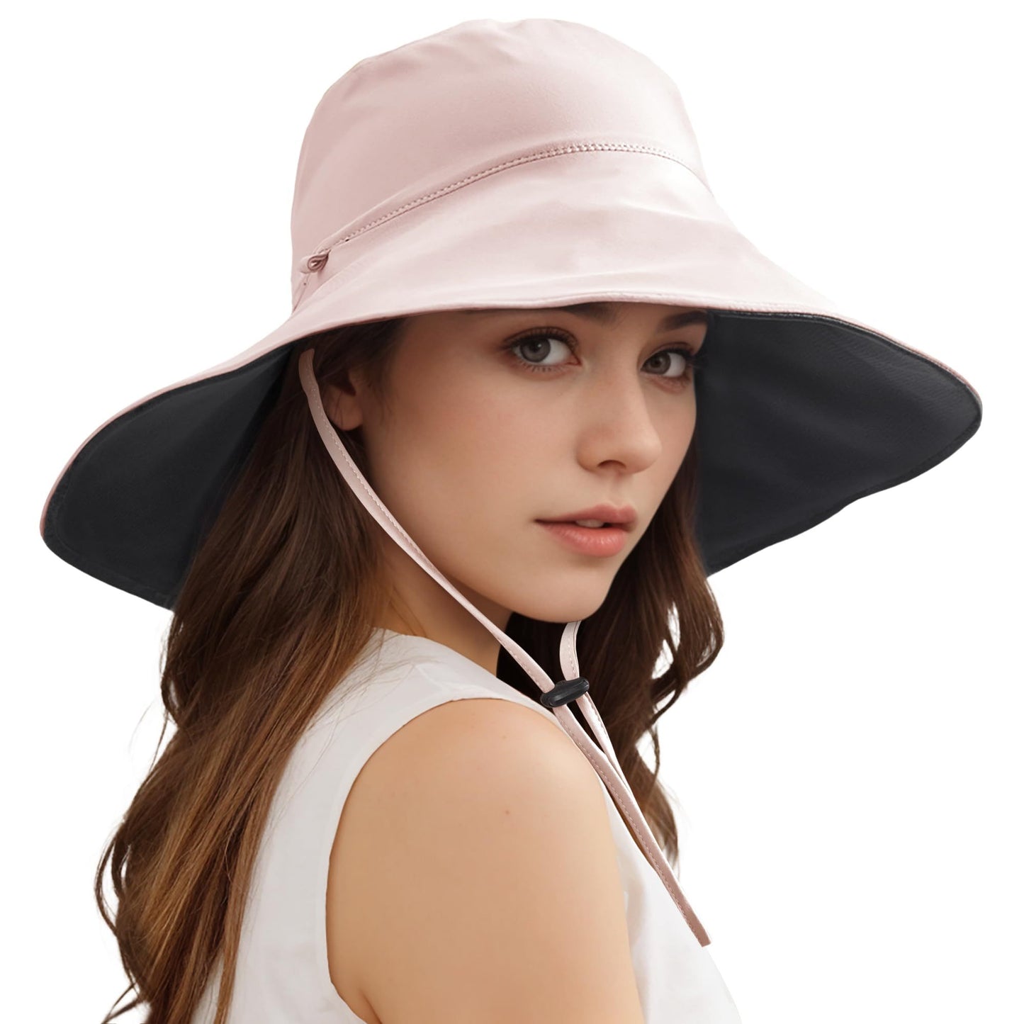 Wide Brim Sun Hats For Women/Men, Double Sided Wearing Fishing Hats Cooling Bucket Hat For Beach Hiking Outdoor