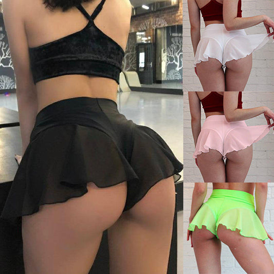 “High-Waisted, Solid Color Thong in Luxurious Milk Silk”