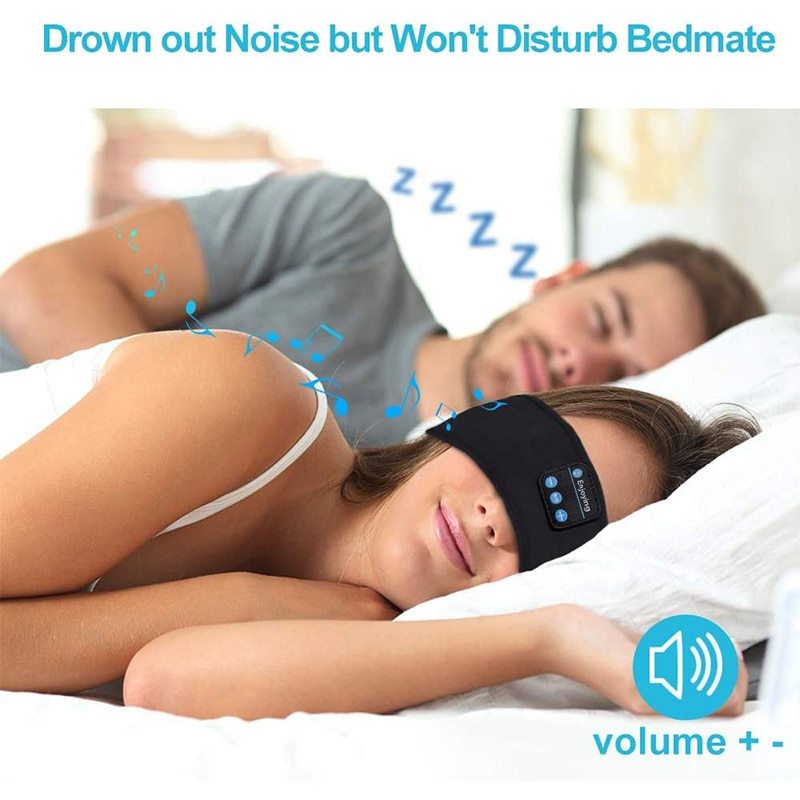 "Comfortable Wireless Bluetooth Headband: The Perfect Sleep and Sports Companion for Side Sleepers"